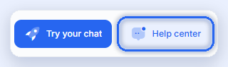Top-right corner of the partners.askspot.io panel with the Help center button highlighted