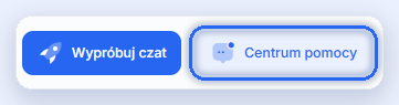 Prawy górny róg panelu partners.askspot.io z zaznaczonym przyciskiem Centrum Pomocy